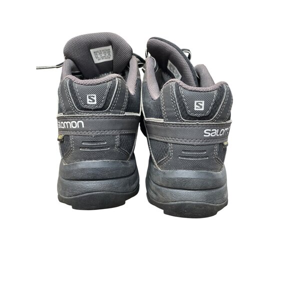 Salomon Gore-Tex Contagrip mens black hiking trail running sneakers 10 SKU 9359 - Picture 12 of 16